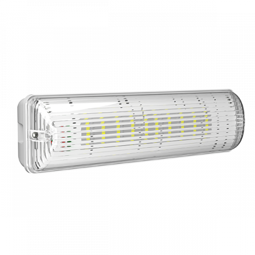 Указатель аварийный светодиодный METEOR BS-893-10x0,3 LED 3ч непостоянный накладной IP65 | a14405 | Белый свет