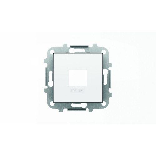 Накладка для механизмов зарядного устройства USB, арт.8185, серия SKY, цвет альпийский белый|2CLA858500A1101| ABB