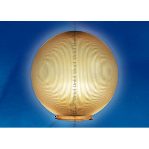 Рассеиватель для садово-паркового светильника UFP-P250В BRONZE шар сфера призма с насечками D=250мм | 08097 | Uniel