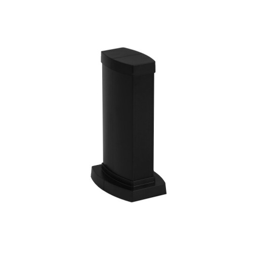 Snap-On мини-колонна алюминиевая с крышкой из пластика, 2 секции, высота 0,3 метра, цвет черный | 653022 | Legrand