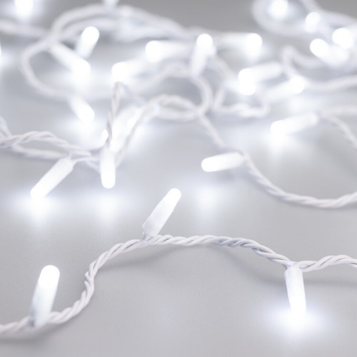 Светодиодная гирлянда ARD-STRING-CLASSIC-10000-WHITE-100LED-MILK-STD White (230V, 7W) (Ardecoled, IP65) | 031202 | Arlight