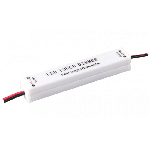 Выключатель-диммер сенсорный для светодиодной ленты LED (от 0% до 100%) 12/24В 48Вт 4А | 1035806 | Jazzway