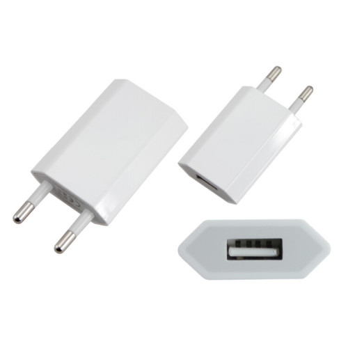 Сетевое зарядное устройство iPhone/iPod USB белое (СЗУ) (5 V, 1000 mA) | 18-1194 | REXANT
