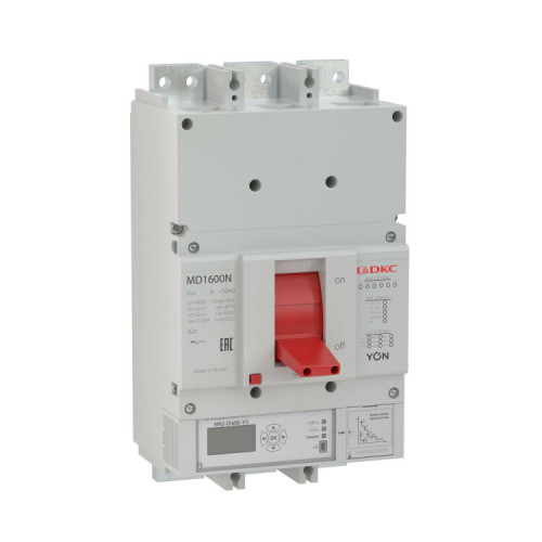 Выключатель автоматический в литом корпусе YON MD1000H-MR2 | MD1000H-MR2 | DKC