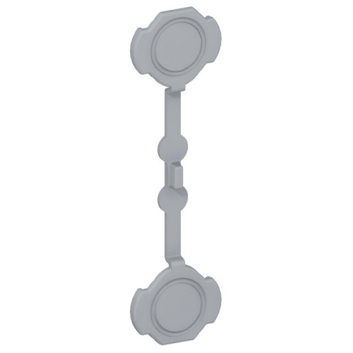 Plexo Серый Комплект из 4 колпачков(на винты) | 069598 | Legrand