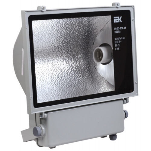Прожектор ГО 03-250-01 250Вт IP65 серый симметричный | LPHO03-250-01-K03 | IEK