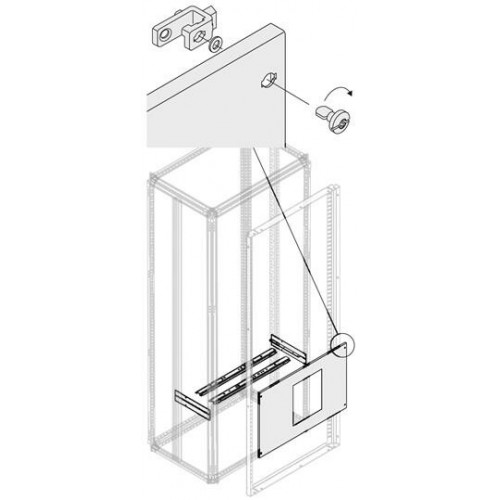 Комплект E1.2 3/4P ВЫКАТ.блок. W=600мм|1STQ008164A0000 | ABB