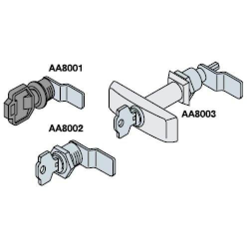 Ключ по треугольню вставку замка для шкафов SRN | AA5190 | ABB