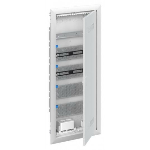 Шкаф мультимедийный с дверью с вентиляционными отверстиями и DIN-рейкой UK650MV (5 рядов) | 2CPX031393R9999 | ABB