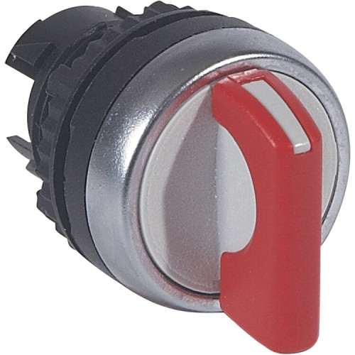 Переключатель с рукояткой - Osmoz - для комплектации - без подсветки - IP 66 - 3 положения с фиксацией 45° - красный | 023921 | Legrand