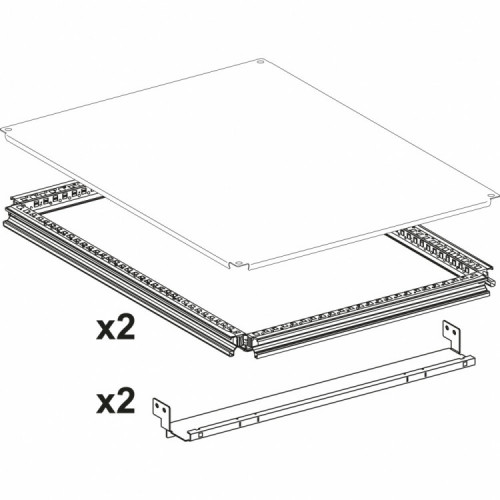 3 ГОР.РАМЫ+В.ПАНЕЛЬ+ПОРОГИ, Ш700, Г800 | 06515 | Schneider Electric