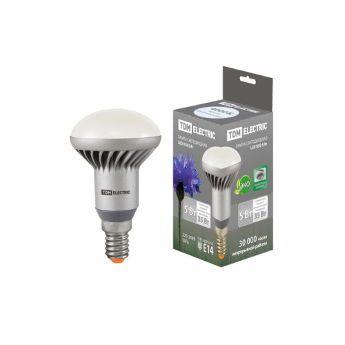 Лампа светодиодная R50-5 Вт-220 В -4000 К–E14 | SQ0340-0058 | TDM