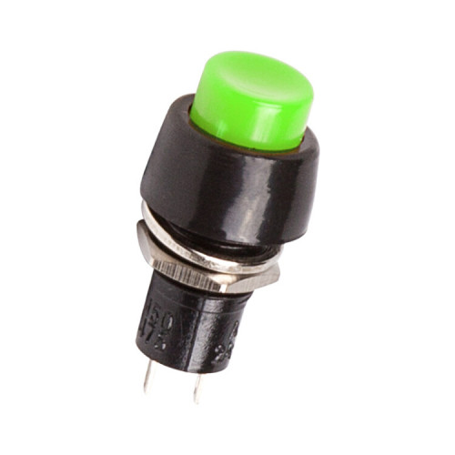 Выключатель-кнопка 250V 1А (2с) ON-OFF зеленая Micro | 36-3073 | REXANT