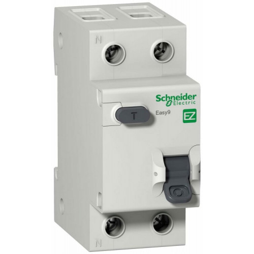 Выключатель автоматический дифференциальный EASY 9 1п+N 25А C 30мА тип AC | EZ9D34625 | Schneider Electric