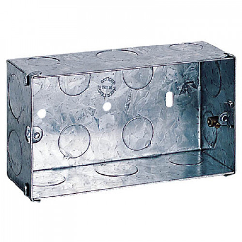 Коробка металлическая двухпостовая Глуб.48мм | 089118 | Legrand