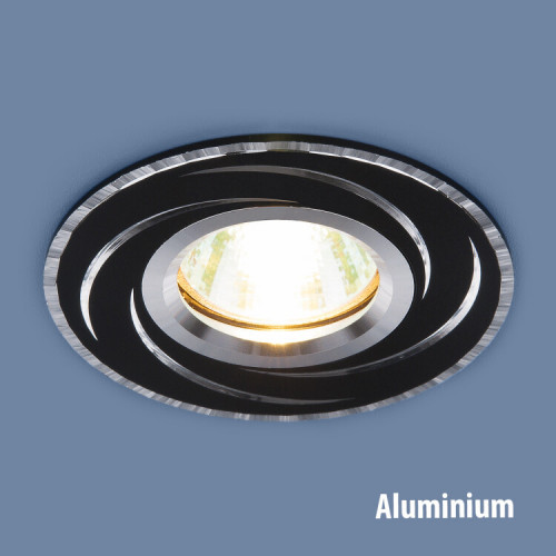 Светильник точечный встраиваемый 2002 MR16 BK/SL черный/серебро | a031341 | Elektrostandard