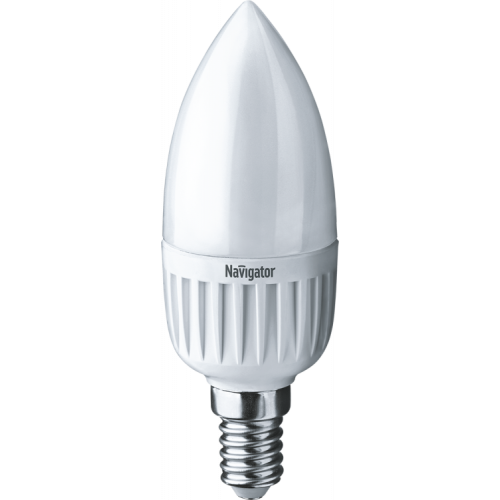 Лампа светодиодная LED 5Вт Е14 230В 6500К NLL-P-C37-5-230-6.5K-E14-FR свеча матовая | 61249 | Navigator