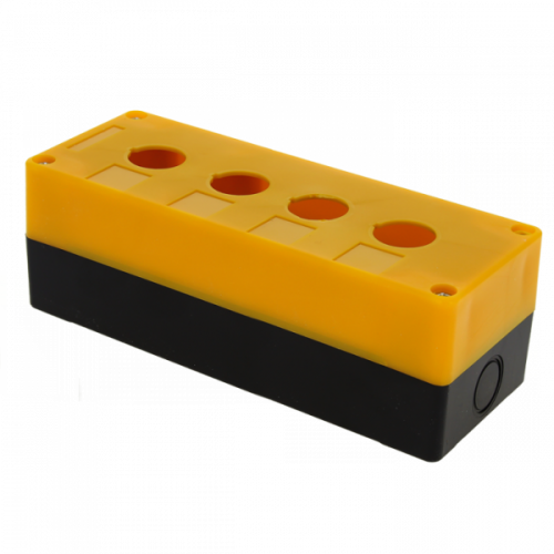 Корпус КП104 пластиковый 4 кнопки желтый EKF PROxima | cpb-104-o | EKF