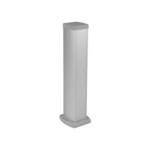 Универсальная мини-колонна алюминиевая с крышкой из алюминия 2 секции, высота 0,68 метра, цвет алюминий | 653124 | Legrand