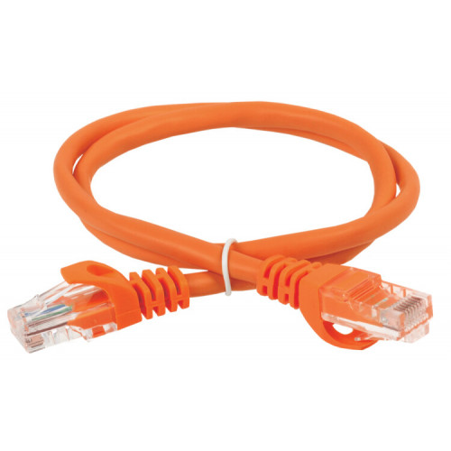 Коммутационный шнур (патч-корд), кат.5Е UTP, 0,5м, оранжевый | PC07-C5EU-05M | ITK