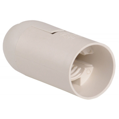 Патрон подвесной пластик Е14 белый (50 шт), стикер на изделии, Ппл14-02-К02 | EPP20-02-01-K01 | IEK