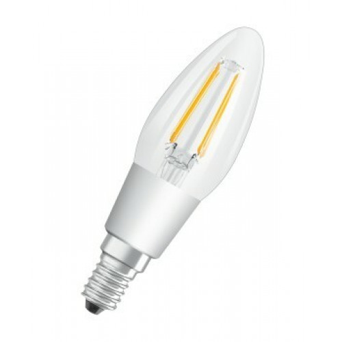 Лампа светодиодная филаментная, 5W, диммируемая, прозрачная, Е14 PARATHOM PRO CL B FIL 40 dim 5W/927 E14 | 4058075134522 | Osram