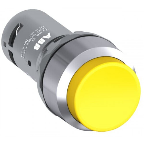 Кнопка CP3-30Y-20 желтая с выступающей клавишей без фиксации 2НО | 1SFA619102R3023 | ABB