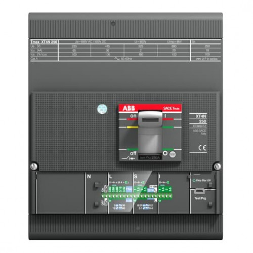 Выключатель автоматический XT4S 160 Ekip LSIG In=160A 3p F F | 1SDA068489R1 | ABB