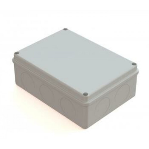 Коробка распределительная наружного монтажа 190х140х70 мм, с гладкими стенками, IP44 (20шт)