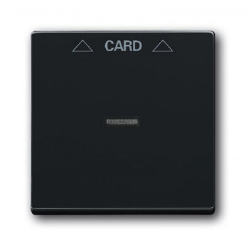 Плата центральная (накладка) для механизма карточного выключателя 2025 U, серия solo/future, цвет антрацит/чёрный | 1710-0-3639 | 2CKA001710A3639 | A