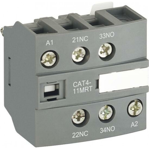 Блок контактный дополнительный CAT4-11MRT для контакторов AF..RT и NF..RT|1SBN010154R1111| ABB
