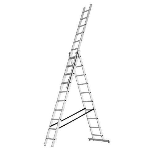 Трехсекционная промышленная лестница 3x8 | 12-5066 | REXANT