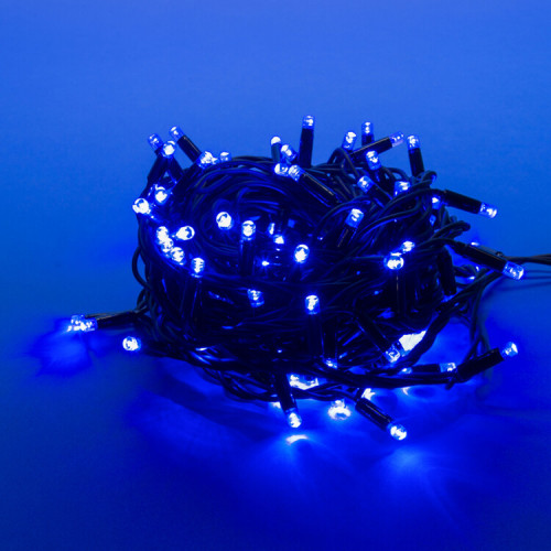 Гирлянда светодиодная с контроллером ULD-S1000-120/DBA BLUE IP67 10м. 120 диодов. синий свет. шнур черный. | UL-00005262 | Uniel