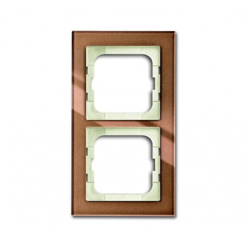 Рамка 2-постовая 1722-283, серия axcent, цвет бронзовое стекло | 1754-0-4544 | 2CKA001754A4544 | ABB