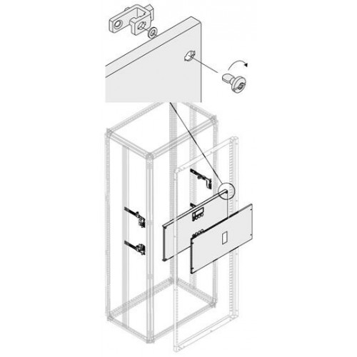 Ком-кт T5 3/4P FIX мот.(400/630A)W=600мм|1STQ007991A0000 | ABB