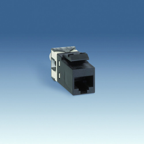 Simon 75 Механизм Коннектор AMP, UTP (RJ45), кат.5e, S27, S73L, S82, S82N, S82C, S88, S82 Detail, чёрный | 75540-39 | Simon