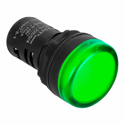 Индикатор ND16-22DS/2C зеленый, компактный, встр. резистор, IP65 АС/DC24В (R) | 828116 | CHINT