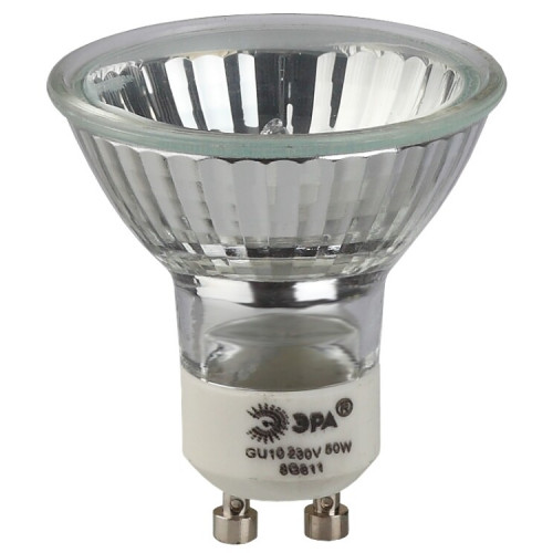 Лампа галогенная STD GU10-JCDR (MR16) -35W-230V GU10 35Вт софит нейтральная белая | Б0051799 | ЭРА