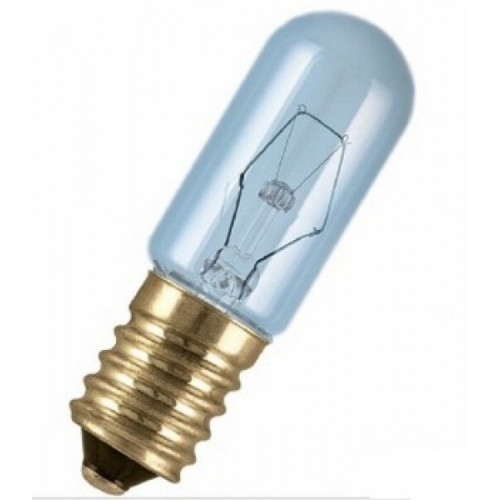 Лампа накаливания ЛОН трубчатая d17мм E14 15Вт 230В прозрачная для холодильников SPC T FRIDG CL 15W 230V E14 BLI1 | 4050300092928 | Osram