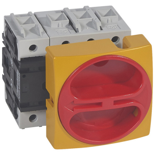 Выключатель-разъединитель - для скрытого монтажа - 4П - зажим нейтрали слева - 80 A | 022116 | Legrand