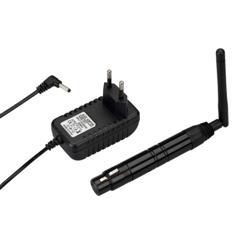 Усилитель SMART-DMX-Receiver Black (5V, XLR3 Male, 2.4G) | 028417 | Arlight