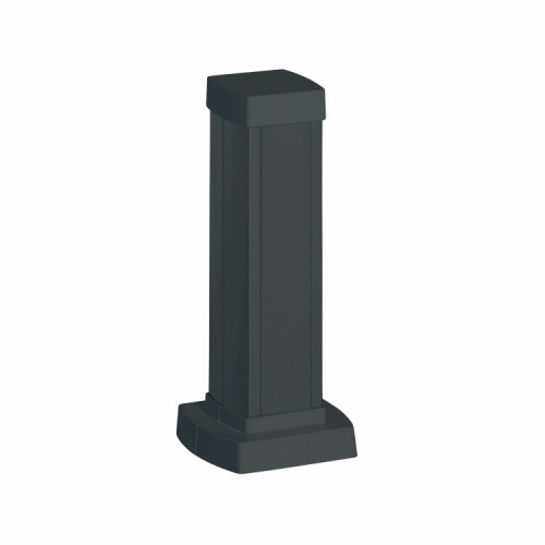 Snap-On мини-колонна алюминиевая с крышкой из пластика 1 секция, высота 0,3 метра, цвет черный | 653002 | Legrand