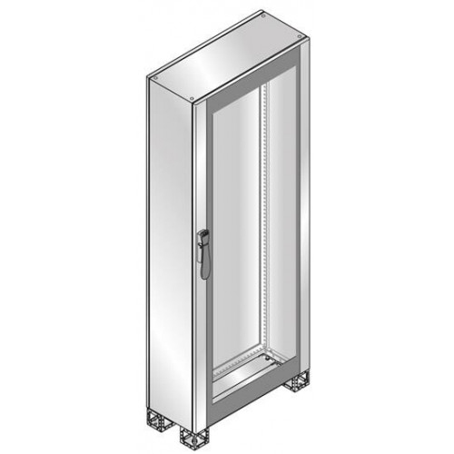 Шкаф AMX нержавеющая сталь, стеклянная дверь 2000x800x500 | TM2985VX | ABB