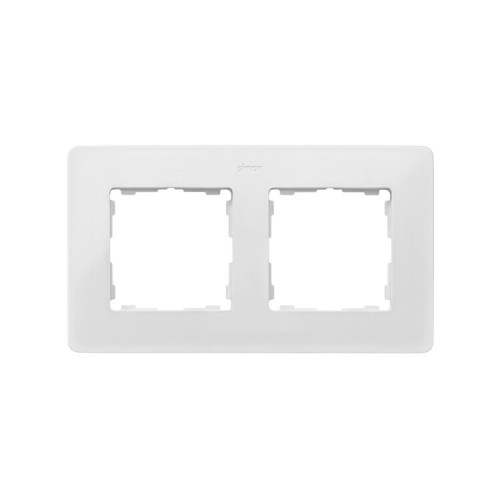 Simon 82 Рамка декоративная, 2 поста, Original, S82 Detail, белый-аквамарин | 8200620-202 | Simon