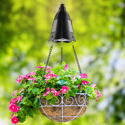 Cветильник садовый декоративный подвесной для подсветки кашпо ERASF024-30 на солнечной батарее | Б0044237 | ЭРА