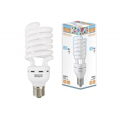 Лампа энергосберегающая КЛЛ  85Вт Е40 865 cпираль НЛ-HS | SQ0347-0045 | TDM