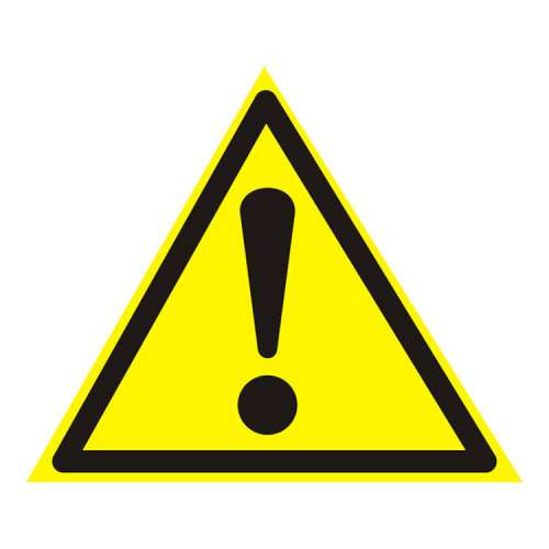 Наклейка знак безопасности «Внимание. Опасность» 150х150х150 мм | 55-0021 | REXANT