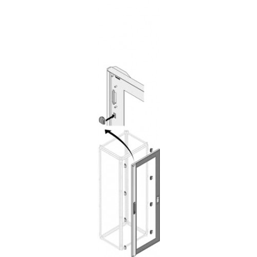 Дверь со стеклом IP40,H=1800 мм;W=750 мм|1STQ009397A0000 | ABB