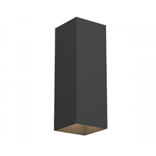 Cветильник светодиодный WL-Cube настенный 10W 3000K 80х80х230 мм угол 60° IP54 RAL9005 черный муар | V1-R5-91513-21000-5401030 | VARTON