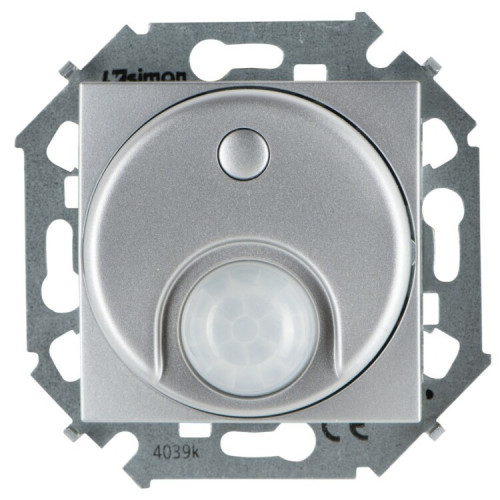 Simon 15 Алюминий Выключатель с датчиком движения 500 Вт, 230 В, винт. зажим | 1591721-033 | Simon